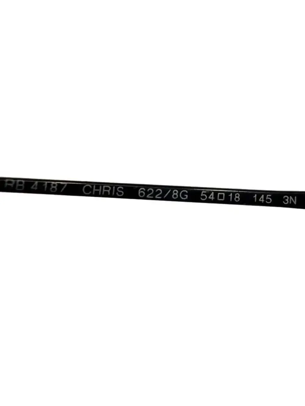 Ray-Ban RB4187 Chris Sunglasses Rubber Black Frame with Grey Gradient Lenses